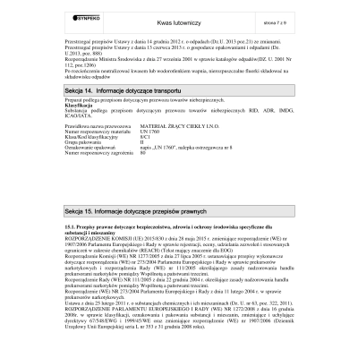 Kwas lutowniczy / solny - 0,25 l
